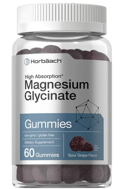 Magnesium Glycinate Gummies 100 mg Per Serving - 60 Gummies Magnesium Glycinate Gummies 100 mg Per Serving - 60 Gummies